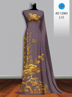 Vải Áo Dài Phong Cảnh AD 12963 25